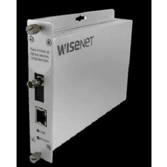 Hardened media fiber converter (A), 100mbps, SC Connector, single-mode, 1 fiber, PoE output, 48V power supply included (not hardened), TMC-FSCS1-B required to work as a pair