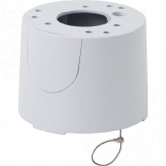 AXIS T94A02F CEILING BRACKET - Aluminum ceiling bracket for Axis PTZ cameras and AXSI Q37 Series for indoor or outdoor use. 3/4 Inch conduit hole on the side.