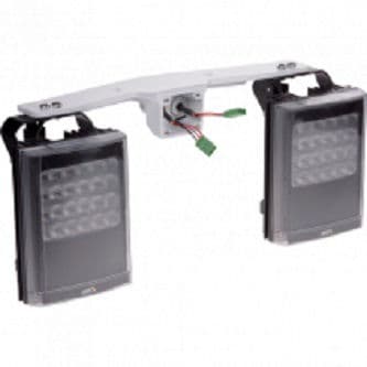 AXIS PT IR ILLUMINATOR KIT C - 850nm IR LED illuminator kit compatible with Axis T99A Positioning Units  for visual cameras. Kit includes one pair of IR illuminators, one metal  mounting bracket, and three different diverging lenses. Note: this is the same illuminator kit as used in Axis Q8685-LE PTZ Network Camera.