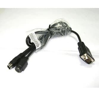 CIPHERLAB, ACCESSORIES, 1560, CABLE, 1.2M STRAIGHT V TYPE, RS232-PS2, BLACK.