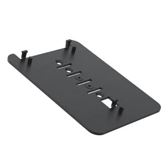 SPACEPOLE MULTIGRIP PLATE FOR VERIFONE M400, NO HANDLE, BLACK, COMPATIBLE WITH DURATILT, STACK AND KIOSK STRAIGHT BRACKET PAYMENT MOUNTS