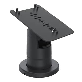 SPACEPOLE STACK WITH MULTIGRIP PLATE FOR VERIFONE M400, NO HANDLE, BLACK