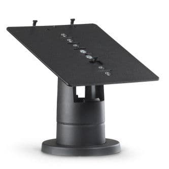 SPACEPOLE STACK WITH MULTIGRIP PLATE FOR VERIFONE MX915/925, NO HANDLE, BLACK