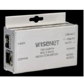10/100/1000Mbps Multi-Rate media converter, SFP, 100FX/1000FX selectable, small size, PoE+, SFP module required