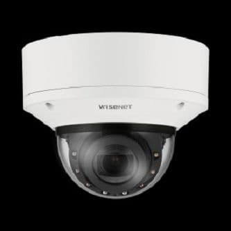 Powered by WN7, X-Plus series, Outdoor Network AI IR Vandal Dome Camera,  6MP resolution @ 30FPS, 4.4~9.3mm(2.1x) (112.1 ~47.5 ) motorized varifocal lens, Triple codec (H.265/H.264/MJPEG), IR viewable length 50m  (164ft), USB port for easy installation, Day & Night (ICR), extremeWDR (120dB), DIS with built-in Gyro sensor, Handover, Hard-coated dome bubble, Analytics events based on AI engine: Object detection(Person/Face/Vehicle/License plate), IVA (Virtual line/Area, Enter/Exit, Loitering, direction, intrusion), Analytics events : Defocus  detection, Motion detection, Tampering, Fog detection, Audio detection,  Sound classification, Shock detection, Appear/Disappear, FIPS 140-2, 2x  micro SD card (512GB x2), P66, IP67, NEMA4X, IK10+, Operating temperature: -50 C~+60 C(-58 F ~ +140 F), Power: PoE+/12VDC, Metal shielded RJ-45