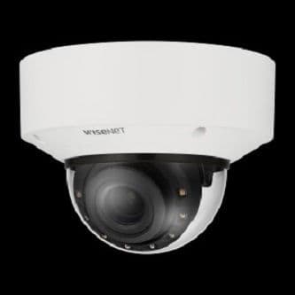 Powered by WN7, Outdoor Network AI IR Vandal Dome Camera, 4MP resolution @ 60FPS (WDR off)/30FPS (WDR on), 2.8~10mm(3.6x) (109.7 ~30.4 ) motorized varifocal lens, Triple codec (H.265/H.264/MJPEG), IR viewable length 40m (131.2ft), USB port for easy installation, Day & Night (ICR), extremeWDR (120dB), DIS with built-in Gyro sensor, Handover, Hard-coated dome bubble, Analytics events based on AI engine : Object detection(Person/Face/Vehicle/Licence plate), IVA (Virtual line/Area, Enter/Exit, Loitering, direction, intrusion), Analytics events : Defocus detection, Motion detection, Tampering, Fog detection, Audio detection, Sound classification, Shock detection, Appear/Disappear, P66, IP67, NEMA4X, IK10, Operating temperature: -40 C~+55 C(-40 F ~ +131 F), Power: PoE/12VDC, Metal shielded RJ-45