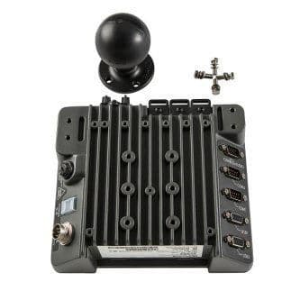 Enhanced dock with integral power supply, Enhanced I/O, 10 to 60 VDC, D ball included. Supports Thor VM series, additional USB ports and Ethernet port. Recommended when replacing VX8 or VX9 with screen blanking.