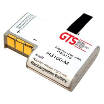 GTS Replacement Battery for Zebra PDT3100 Series Scanners. 750 mAh, NiMH, 6 volts. OEM Part Number KT-12596-04.
