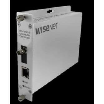 Hardened media fiber converter (B), cage mountable, 100mbps, SC connector, multi-mode, 1 fiber, power supply included, TMC-FSCM1ACM-A or TMC-FSCM1POEM-A required to work as a pair