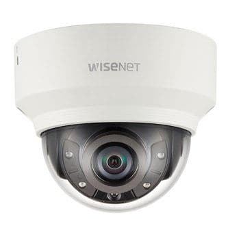 card, hallway view, HLC, defog detection, DIS, 12VDC/PoE, IK08 business analytics, high powered IR LEDs range of 98', true D/N, dual SD installation, advanced video analytics and sound classification and with WiseStream II technology, 120dB WDR, USB port for easy @30fps, 4.6mm fixed focal lens (77.9 ), triple codec H.265/H.264/MJPEG Wisenet X powered by Wisenet 5 network IR indoor vandal dome camera, 5MP