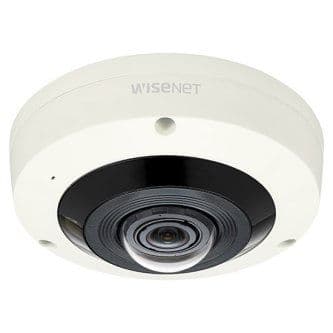 Wisenet X powered by Wisenet 5 network mobile vandal fisheye, 6MP CMOS sensor, 2048x2048 @ 30fps, 1.6mm fixed lens (192 degrees), triple codec H.265/H.264/MJPEG with WiseStream II technology, 120dB WDR, USB port for easy installation, advanced video, sound classification and business analytics, high powered IR LEDs range of 49', simple focus, dual SD card, HLC, defog detection, DIS, For Mobile Application (M12 Connector) RJ45 to M12 adapter is NOT included, 12VDC/PoE, IP66, IK10, -40 degrees C ~ +55 degrees C (-40 degrees F ~ +131 degrees F)