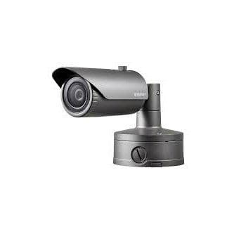 analytics, high powered IR LEDs range of 98', true D/N, dual SD card, hallway view, HLC, defog detection, DIS, backbox included, 12VDC/PoE, IP67, IK10, Nema 4X advanced video analytics and sound classification and business WiseStream II technology, 120dB WDR, USB port for easy installation, @30fps, 4.6mm fixed lens (77.9 ), triple codec H.265/H.264/MJPEG with Wisenet X powered by Wisenet 5 network outdoor vandal bullet camera, 5MP