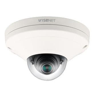 Wisenet X powered by Wisenet 5 network outdoor compact vandal dome camera, 2MP, Full HD(1080p) @60fps, 2.8mm fixed lens (112 ), triple codec H.265/H.264/MJPEG with WiseStream II technology, 150dB WDR, USB port for easy installation, advanced video analytics and business analytics, single SD card, hallway view, HLC, defog detection, DIS, PoE,  IP66,Nema 4X, IK10