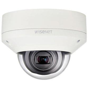 (119.5 ~27.9 ), triple codec H.265/H.264/MJPEG with WiseStream II Full HD(1080p) @60fps, motorized vari-focal lens 4.3x (2.8~12mm) Wisenet X powered by Wisenet 5 network outdoor vandal dome camera, 2MP, technology, 150dB WDR, USB port for easy installation, advanced video analytics and sound classification, true D/N, dual SD card, hallway view, HLC, defog detection, DIS, 12VDC/24VAC/PoE, IP67, IK10, Nema 4X, -40 C ~ +55 C (-40 F ~ +131 F)