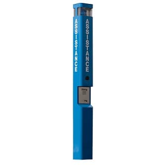 Radius Tower mount with blue light/strobe (10" x 12" x 9 1/2') and Axis IP camera