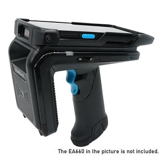 RP300 (No 2D Barcode Scanner), Battery, Wrist Lanyard, Sample Tags. (Charging Accessories Sold Separately)