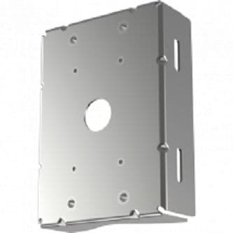 AXIS T91F67 POLE MOUNT STAINLESS STEEL - Pole Bracket, Indoor/Outdoor, 5" Length x 1.9" Width x 6.9" Height, Electropolished, Coated Stainless Steel