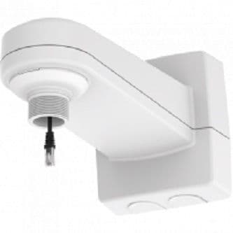 AXIS T91H61 WALL MOUNT - Room for devices, midspans and service loop, Protection against impacts, rain, dust and corrosion. Built-in RJ45 cable with connector.