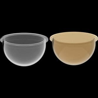 Standard clear dome with anti-scratch hard coating. Compatible with AXIS P38 and Q36 Series.