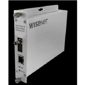 Hardened media fiber converter (B), cage mountable, 100mbps, ST connector, multi-mode, 1 fiber, power supply included, TMC-FSTM1ACM-A or TMC-FSTM1POEM-A required to work as a pair