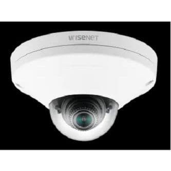 Wisenet X powered by Wisenet 5 network outdoor compact vandal dome camera (white color), 2MP, Full HD(1080p) @60fps, 2.8mm fixed lens (112 degree), triple codec H.265/H.264/MJPEG with WiseStream II technology, 150dB WDR, USB port for easy installation, advanced video analytics and business analytics, single SD card, hallway view, HLC, defog detection, DIS, PoE, IP66,Nema 4X, IK10, white color