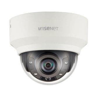 Wisenet X powered by Wisenet 5 network outdoor vandal dome camera, 2MP, Full HD(1080p) @60fps, 4mm fixed lens (88.6 ), triple codec H.265/H.264/MJPEG with WiseStream II technology, 150dB WDR, USB port for easy installation, advanced video analytics and sound classification and business analytics, high powered IR LEDs range of 98', true D/N, dual SD card, hallway view, HLC, defog detection, DIS, 12VDC/PoE, IP67, IK10