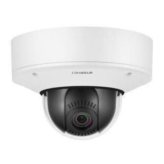 IP67/IP66/IP6K9K, IK10+, Nema 4X, -50 C ~ +60 C (-58 F ~ +140 F), white HLC, defog detection, DIS (Gyro), 12VDC/PoE, optional 24VAC, shock detection, audio playback, true D/N, dual SD card, hallway view, advanced video analytics, sound classification and business analytics, WiseStream II technology, 120dB WDR, USB port for easy installation, color, ivory skin included, optional black skin cover (3.6~9.4mm) (102.5 ~38.7 ), PTRZ, triple codec H.265/H.264/MJPEG with Wisenet X series Plus powered by Wisenet 5 network outdoor vandal dome camera, modular structure, 5MP @ 30fps, motorized vari-focal lens 2.6x