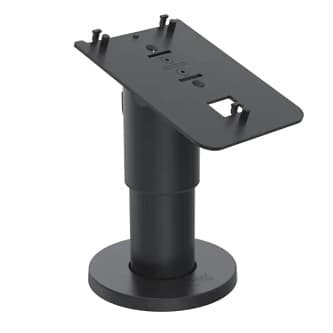 SPACEPOLE SP2 DURATILT ON 100MM POLE WITH MULTIGRIP PLATE FOR VERIFONE M400, M424, AND M440, NO HANDLE, BLACK