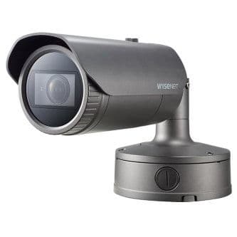 +131 F) included, 12VDC/24VAC/PoE, IP67, IK10, Nema 4X, -40 C ~ +55 C (-40 F ~ true D/N, dual SD card, hallway view, HLC, defog detection, DIS, backbox analytics and sound classification, high powered IR LEDs range of 164', technology, 150dB WDR, USB port for easy installation, advanced video (119.5 ~27.9 ), triple codec H.265/H.264/MJPEG with WiseStream II 2MP, Full HD(1080p) @60fps, motorized vari-focal lens 4.3x (2.8~12mm) Wisenet X powered by Wisenet 5 network IR outdoor vandal bullet camera,