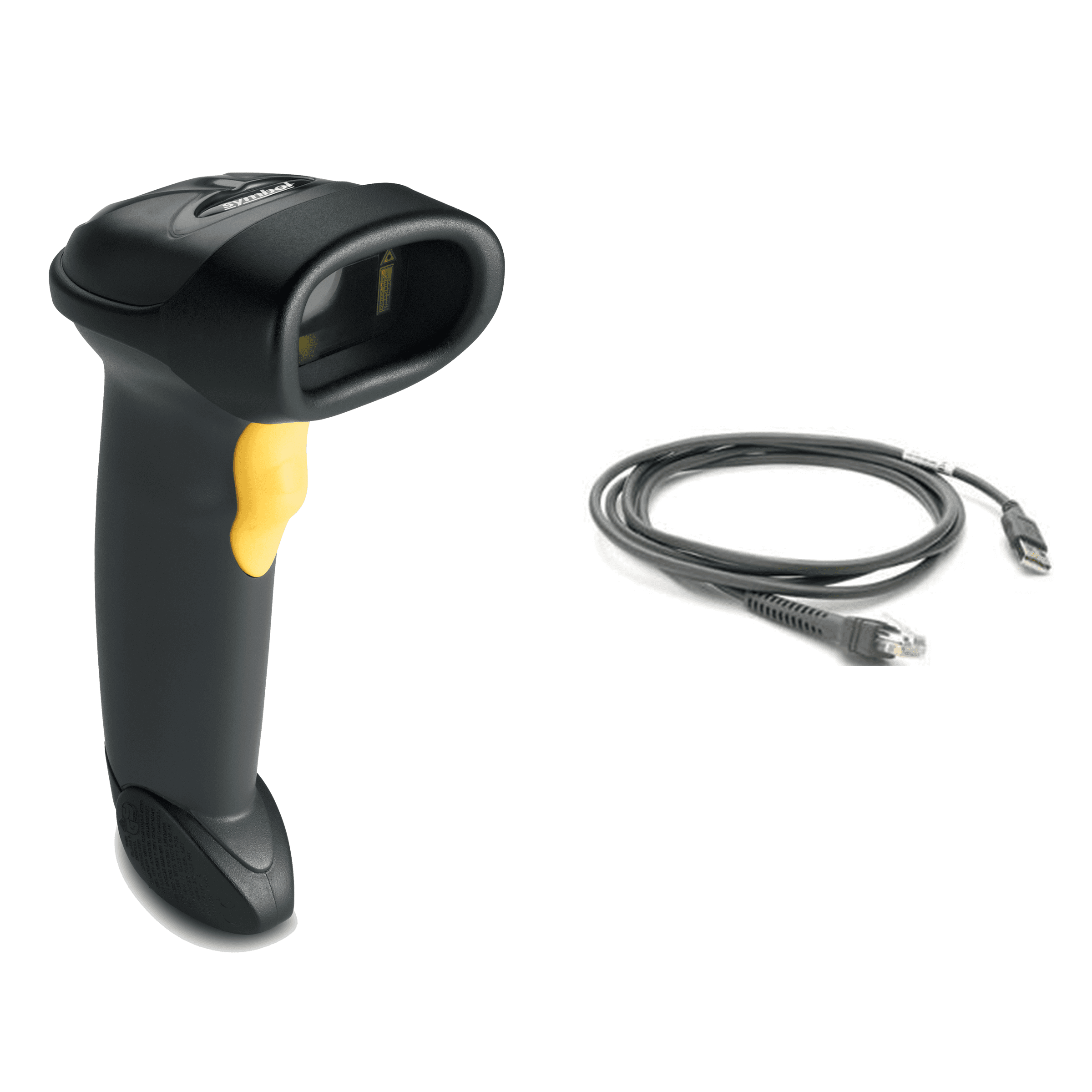 LS2208-SR, Black USB KIT - NA ONLY: LS2208-SR20007NA Scanner, CBA-U01-S07ZAR USB Cable